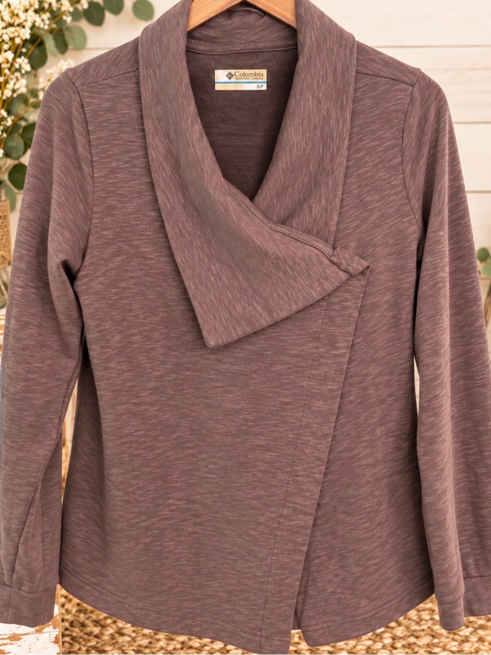 Columbia Heather Shawl Collar Cardigan